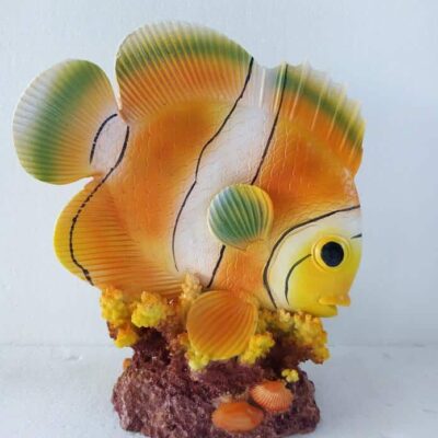 GIA166 Marlin Fish Orange H:21cm